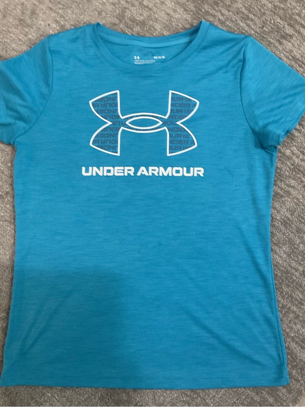 Under Armour Bright Teal Short Sleeve Logo Tee